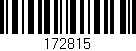 Código de barras (EAN, GTIN, SKU, ISBN): '172815'
