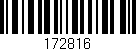 Código de barras (EAN, GTIN, SKU, ISBN): '172816'
