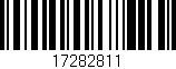 Código de barras (EAN, GTIN, SKU, ISBN): '17282811'