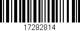 Código de barras (EAN, GTIN, SKU, ISBN): '17282814'