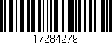 Código de barras (EAN, GTIN, SKU, ISBN): '17284279'