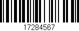 Código de barras (EAN, GTIN, SKU, ISBN): '17284567'