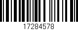 Código de barras (EAN, GTIN, SKU, ISBN): '17284578'