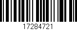 Código de barras (EAN, GTIN, SKU, ISBN): '17284721'