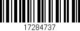 Código de barras (EAN, GTIN, SKU, ISBN): '17284737'