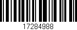 Código de barras (EAN, GTIN, SKU, ISBN): '17284988'