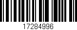 Código de barras (EAN, GTIN, SKU, ISBN): '17284996'