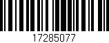 Código de barras (EAN, GTIN, SKU, ISBN): '17285077'