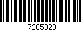 Código de barras (EAN, GTIN, SKU, ISBN): '17285323'