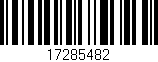 Código de barras (EAN, GTIN, SKU, ISBN): '17285482'