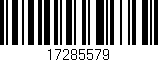 Código de barras (EAN, GTIN, SKU, ISBN): '17285579'