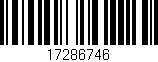 Código de barras (EAN, GTIN, SKU, ISBN): '17286746'