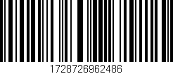 Código de barras (EAN, GTIN, SKU, ISBN): '1728726962486'