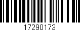 Código de barras (EAN, GTIN, SKU, ISBN): '17290173'