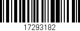 Código de barras (EAN, GTIN, SKU, ISBN): '17293182'