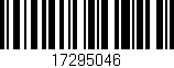 Código de barras (EAN, GTIN, SKU, ISBN): '17295046'