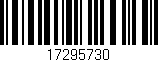 Código de barras (EAN, GTIN, SKU, ISBN): '17295730'