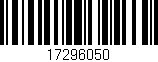Código de barras (EAN, GTIN, SKU, ISBN): '17296050'