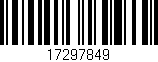 Código de barras (EAN, GTIN, SKU, ISBN): '17297849'