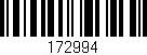 Código de barras (EAN, GTIN, SKU, ISBN): '172994'