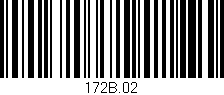 Código de barras (EAN, GTIN, SKU, ISBN): '172B.02'