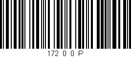Código de barras (EAN, GTIN, SKU, ISBN): '172_0_0_P'