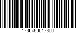 Código de barras (EAN, GTIN, SKU, ISBN): '1730490017300'