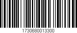 Código de barras (EAN, GTIN, SKU, ISBN): '1730680013300'