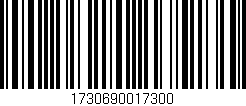 Código de barras (EAN, GTIN, SKU, ISBN): '1730690017300'