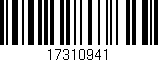 Código de barras (EAN, GTIN, SKU, ISBN): '17310941'