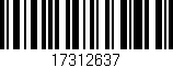 Código de barras (EAN, GTIN, SKU, ISBN): '17312637'