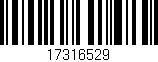 Código de barras (EAN, GTIN, SKU, ISBN): '17316529'