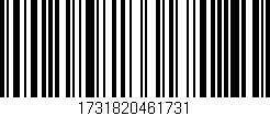Código de barras (EAN, GTIN, SKU, ISBN): '1731820461731'