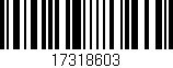 Código de barras (EAN, GTIN, SKU, ISBN): '17318603'
