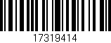 Código de barras (EAN, GTIN, SKU, ISBN): '17319414'
