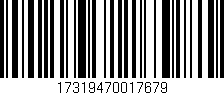 Código de barras (EAN, GTIN, SKU, ISBN): '17319470017679'