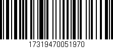 Código de barras (EAN, GTIN, SKU, ISBN): '17319470051970'