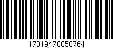 Código de barras (EAN, GTIN, SKU, ISBN): '17319470058764'