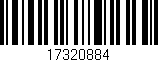 Código de barras (EAN, GTIN, SKU, ISBN): '17320884'