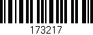 Código de barras (EAN, GTIN, SKU, ISBN): '173217'
