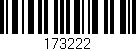Código de barras (EAN, GTIN, SKU, ISBN): '173222'