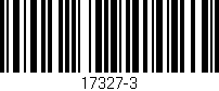 Código de barras (EAN, GTIN, SKU, ISBN): '17327-3'