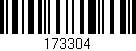 Código de barras (EAN, GTIN, SKU, ISBN): '173304'