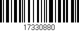 Código de barras (EAN, GTIN, SKU, ISBN): '17330880'