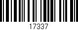 Código de barras (EAN, GTIN, SKU, ISBN): '17337'