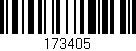 Código de barras (EAN, GTIN, SKU, ISBN): '173405'