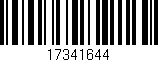 Código de barras (EAN, GTIN, SKU, ISBN): '17341644'