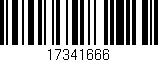 Código de barras (EAN, GTIN, SKU, ISBN): '17341666'