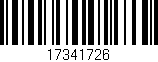 Código de barras (EAN, GTIN, SKU, ISBN): '17341726'