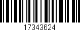 Código de barras (EAN, GTIN, SKU, ISBN): '17343624'